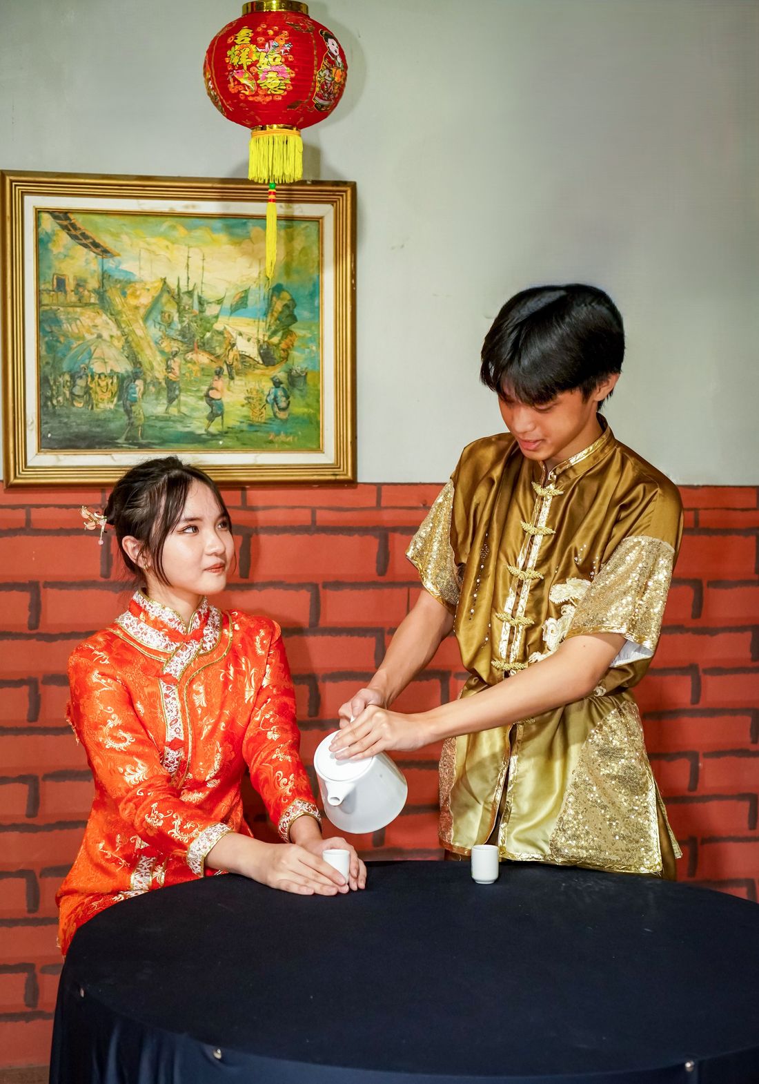 Traditional tea preparation